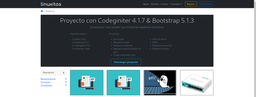 Login & CRUD Codeigniter 4.1.7 & Bootstrap 5.1.3