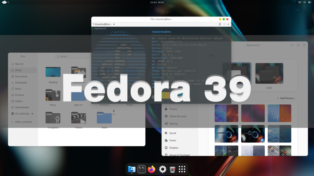 ¿Qué hacer después de instalar Fedora 39?