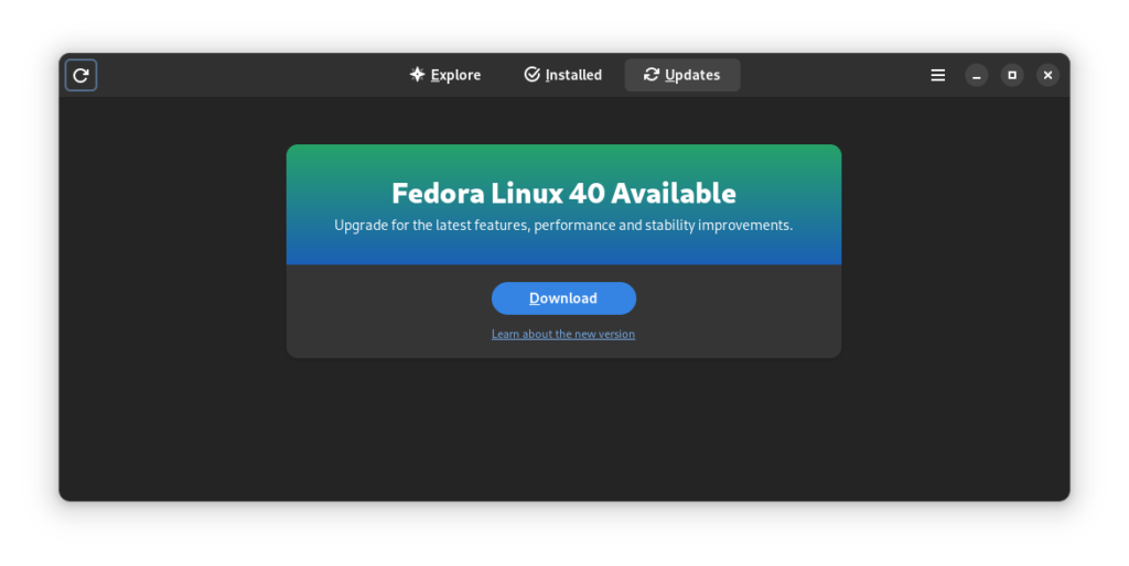 Actualizar Fedora 39 a 40